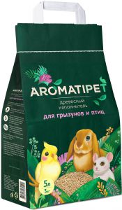 Древесный наполнитель "Aromatipet" 5л ― ZooPride - интернет-магазин кормов для животных Гатчинского комбикормового завода